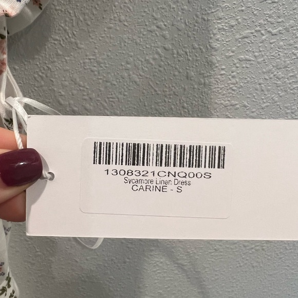 NWT Reformation Sycamore Linen Dress - Carine - Size Small (S) - Picture 3 of 3